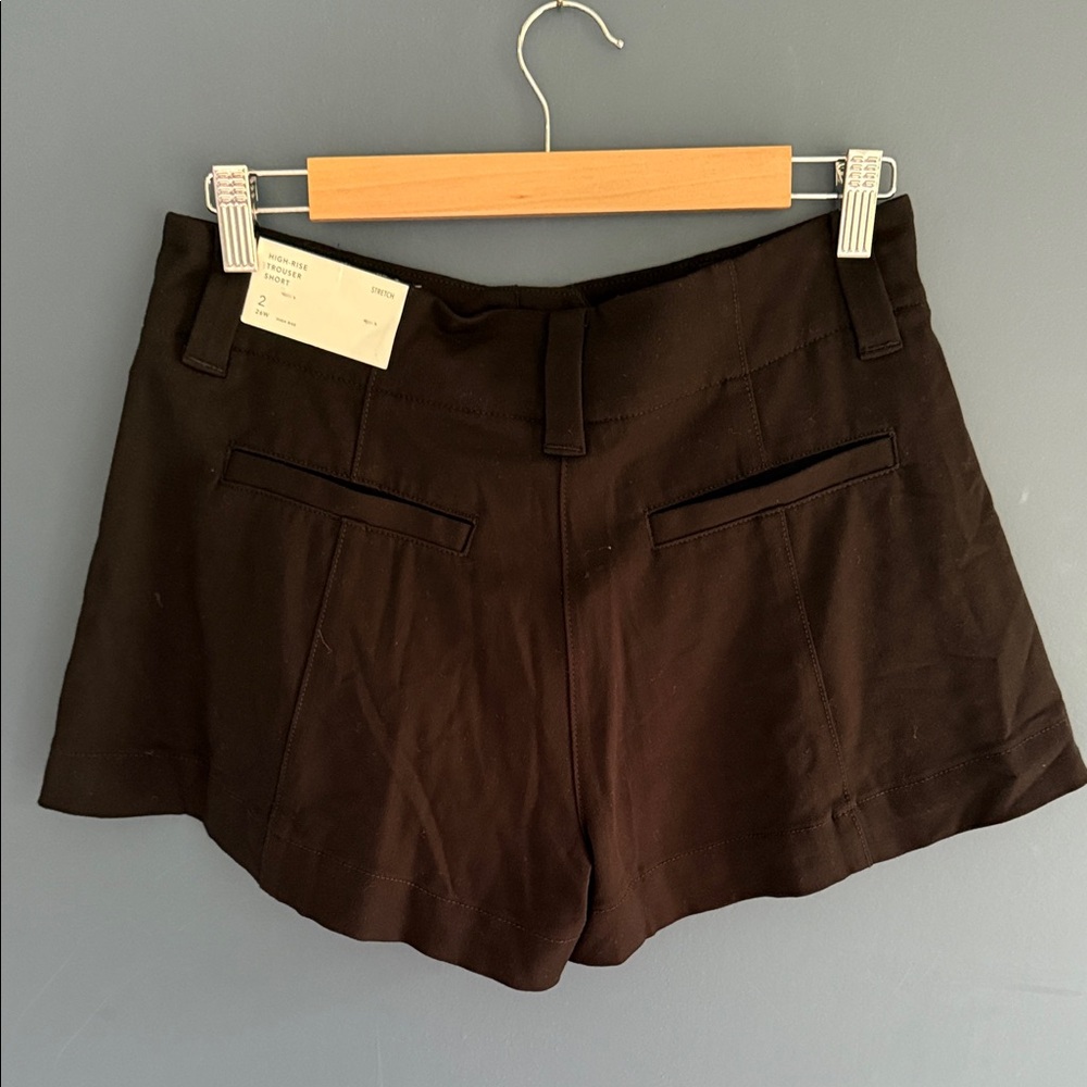 American Eagle Outfitters High Waist Black Shorts - Picture 2 of 4
